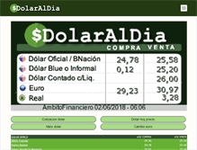 Tablet Screenshot of dolaraldia.com